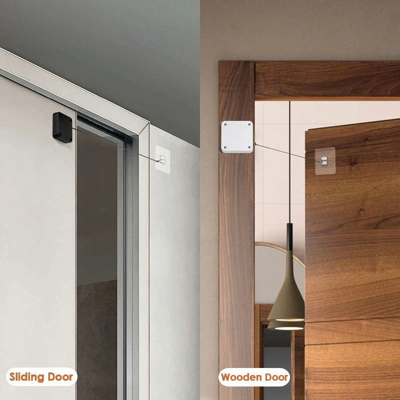 Door Closer -Sensor automático sem perfuração, fecha automaticamente a sua porta!