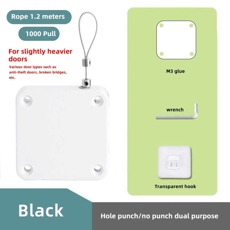 Door Closer -Sensor automático sem perfuração, fecha automaticamente a sua porta!