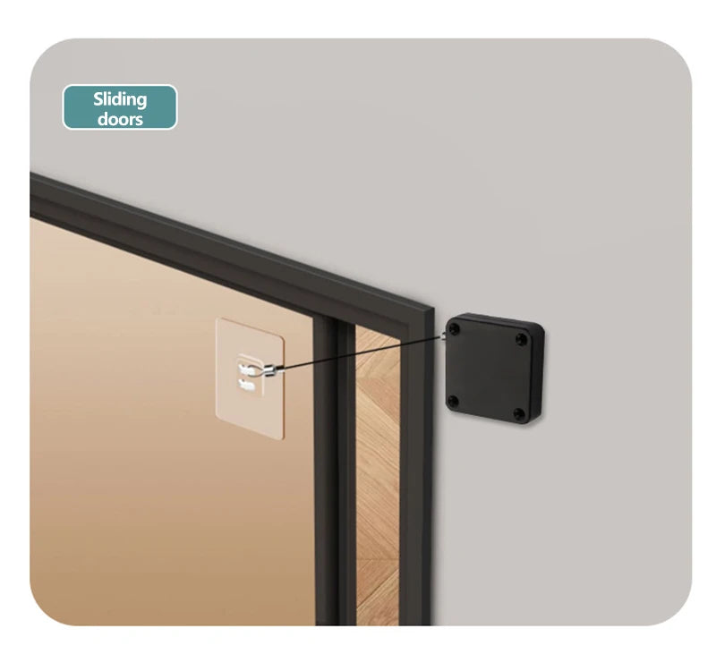 Door Closer -Sensor automático sem perfuração, fecha automaticamente a sua porta!