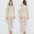 Conjunto de Roupa Térmica Feminina Sem Costuras Comfort Max